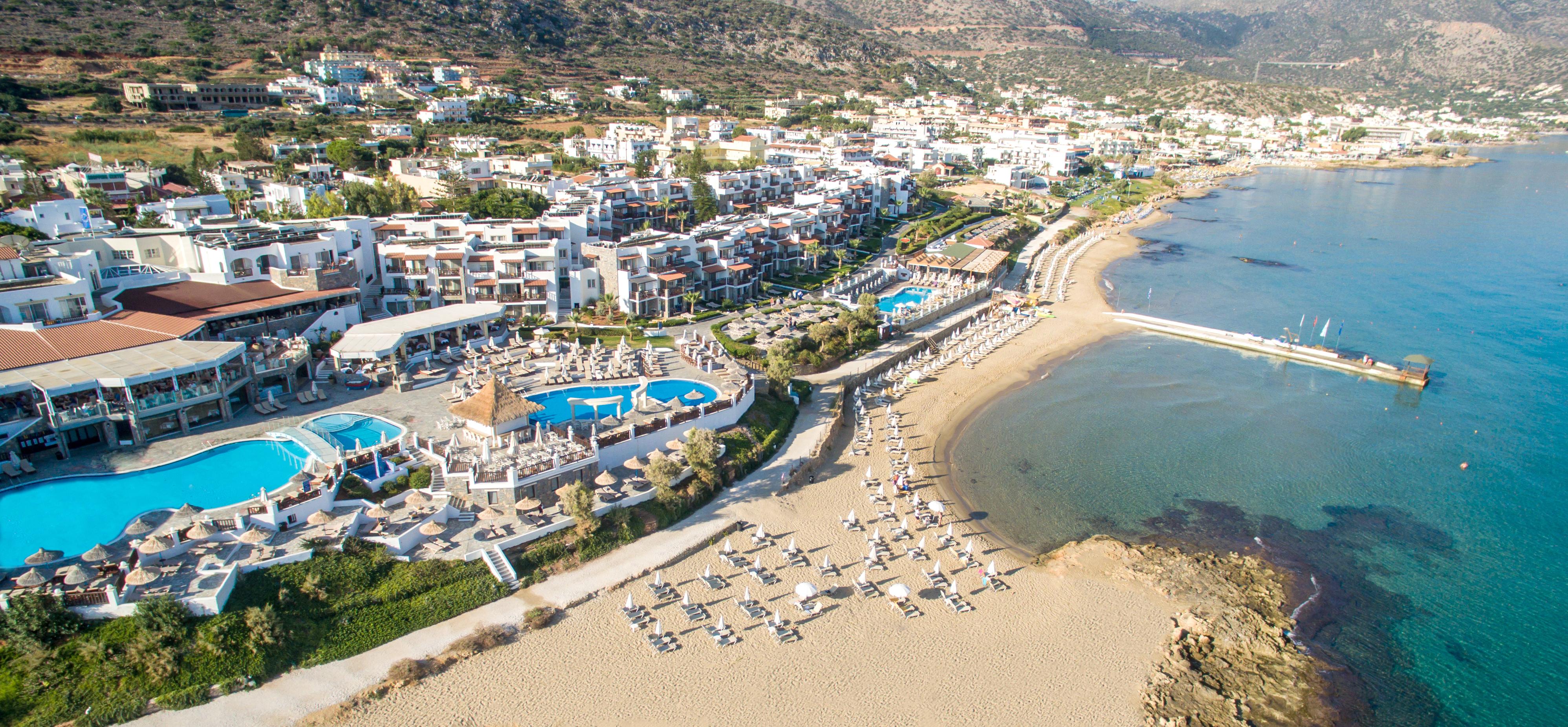 Alexander Beach Hotel & Village Resort Малиа Экстерьер фото