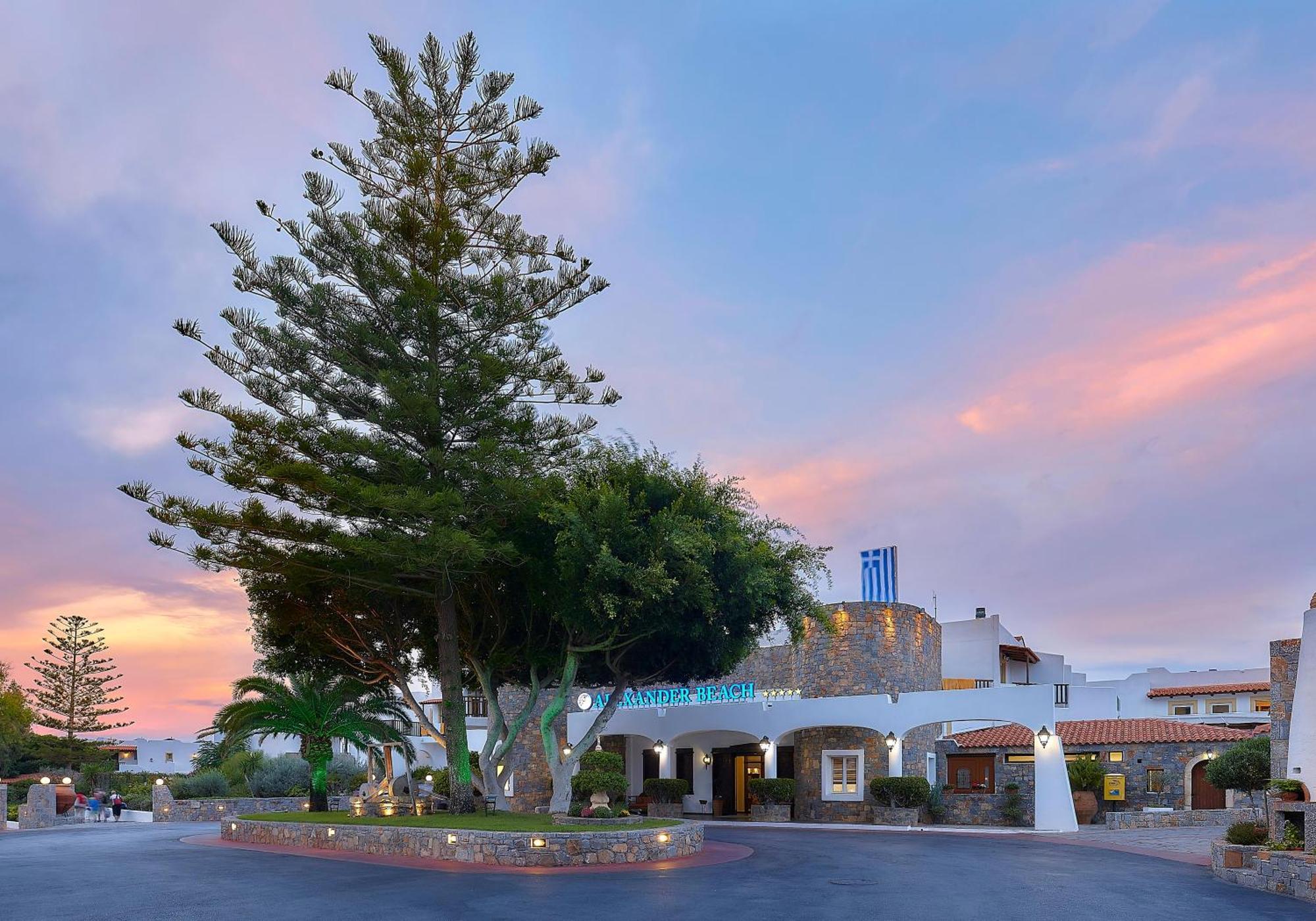 Alexander Beach Hotel & Village Resort Малиа Экстерьер фото